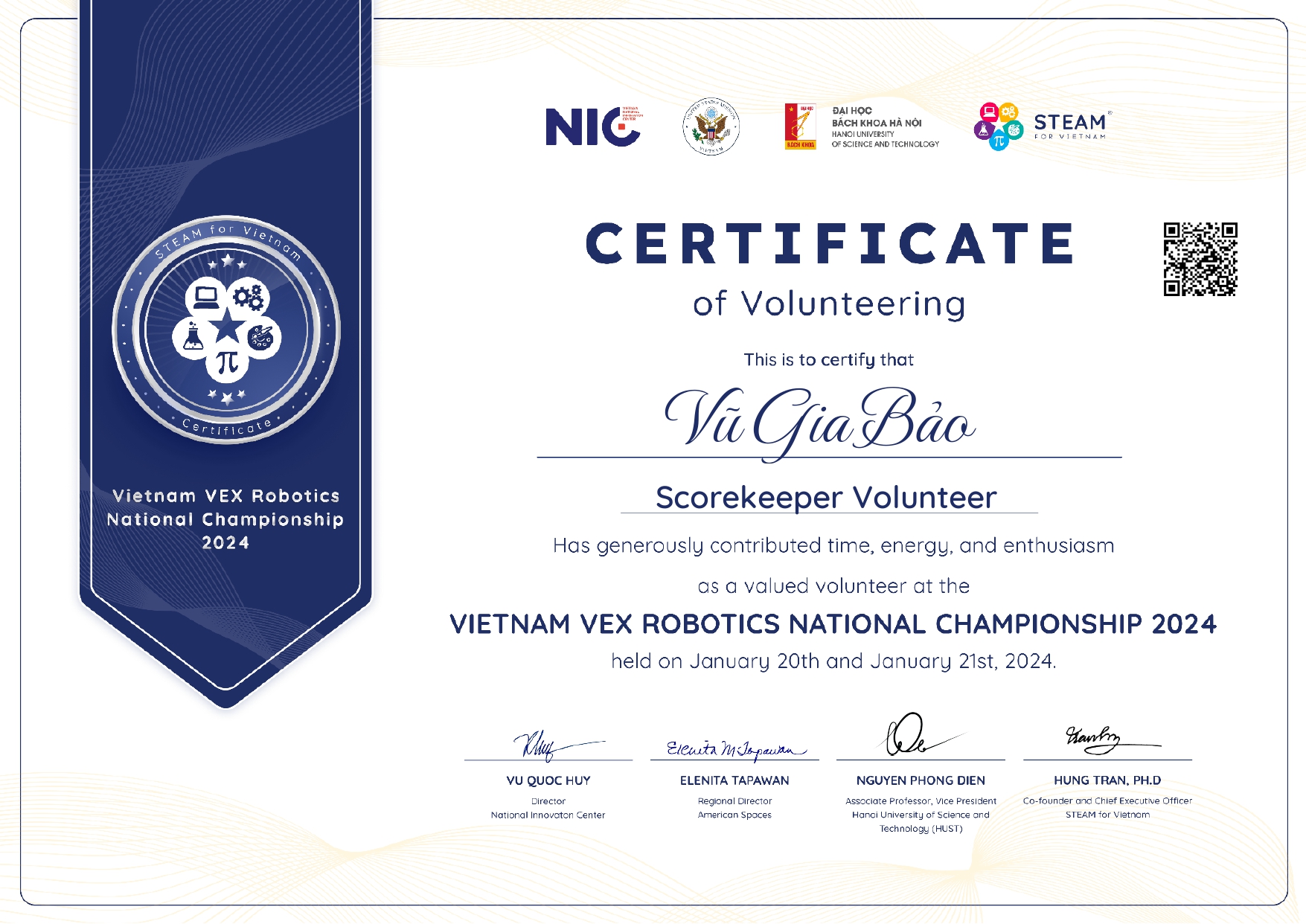 STEAM for Vietnam Volunteer